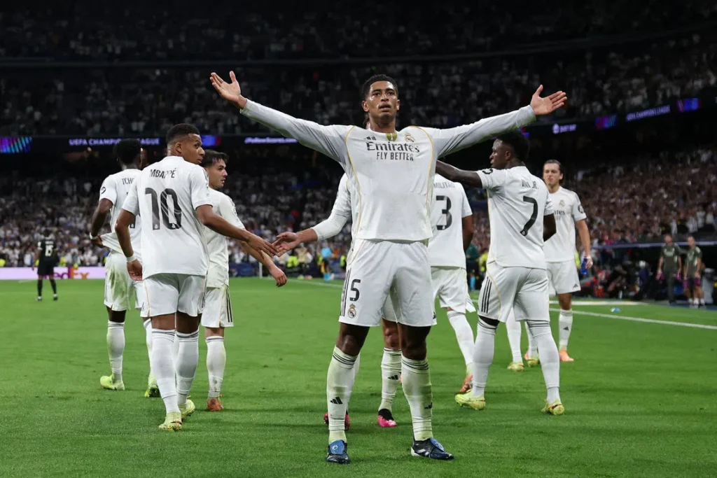 Le but de Bellingham aide le Real Madrid à battre la Juventus